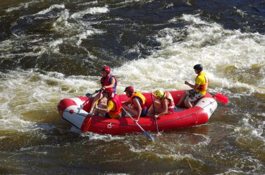 Whitewater rafting