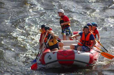 Whitewater rafting