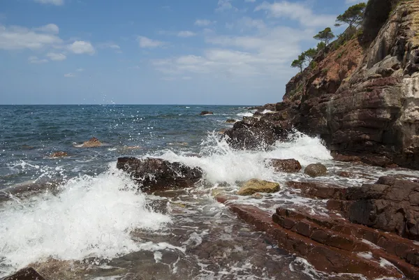 The coast of Mediterranean sea — Stock Photo, Image