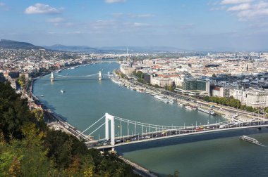 Macaristan 'ın başkenti Budapeşte' nin tarihi merkezi