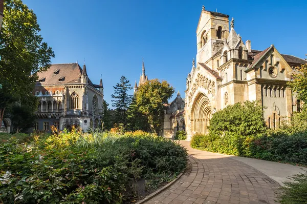 Vajdahunyad Şatosu Macaristan Budapeşte Kentinde Yer Alan Bir Kaledir — Stok fotoğraf