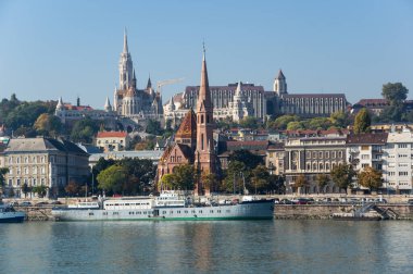 Macaristan 'ın başkenti Budapeşte' nin tarihi merkezi