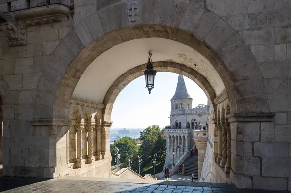 Bastion Des Pêcheurs Est Des Monuments Les Connus Budapest Capitale — Photo