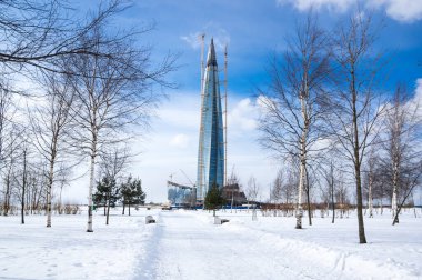 Saint-Petersburg parkı, Finlandiya Körfezi kıyısındaki Saint-Petersburg, Rusya