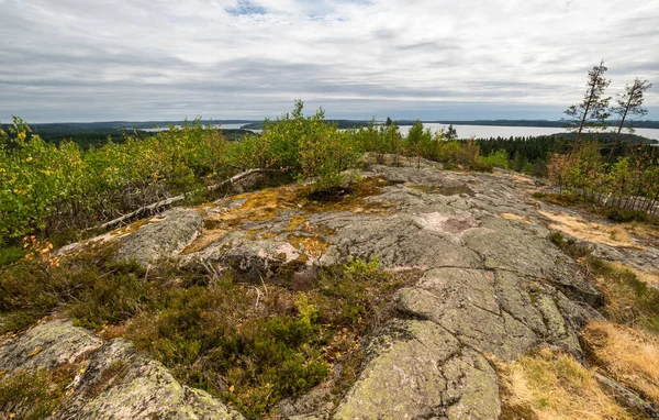 Vista Desde Monte Hiidenvuori Karelia República Karelia Rusia —  Fotos de Stock