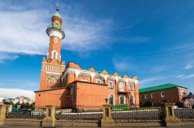 İslam Camii 'nin Bininci Yıldönümü (Kaban Gölü' nün karşısındaki cami olarak da bilinir) Kazan, Tataristan, Rusya