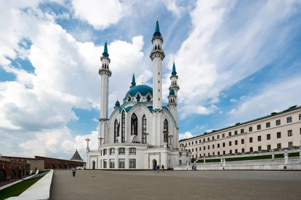 Kul Sharif Moskén Största Moskéerna Ryssland Kazan Republiken Tatarstan — Stockfoto