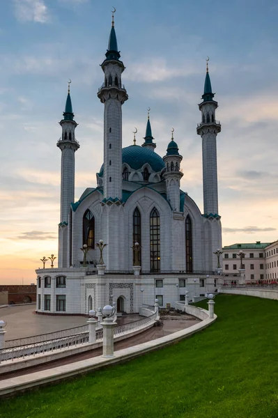 Kul Sharif Moskee Een Van Grootste Moskeeën Rusland Kazan Republiek — Stockfoto