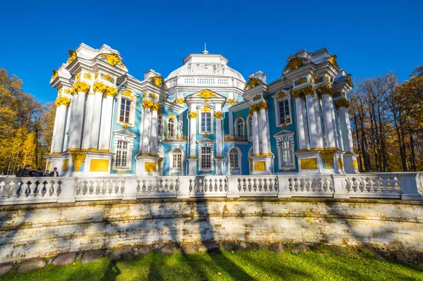 Saint Petersburg Rusia Octubre 2018 Pabellón Del Hermitage Catherine Park — Foto de Stock