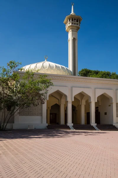 Pohled Mešitu Historické Čtvrti Fahidi Bastakiya Dubaj Spojené Arabské Emiráty — Stock fotografie