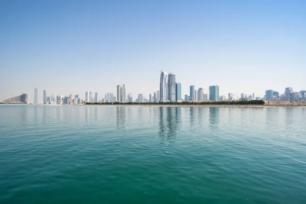 Vista Arranha Céus Dubai Emirados Árabes Unidos — Fotografia de Stock