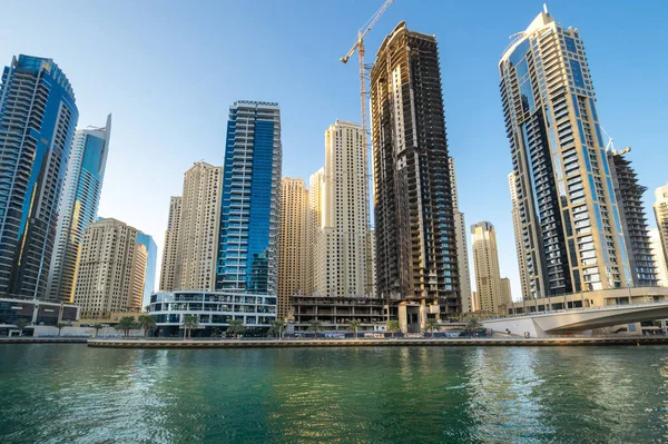 Dubai Emirados Arab Unidos Dezembro 2018 Vista Sobre Arranha Céus — Fotografia de Stock