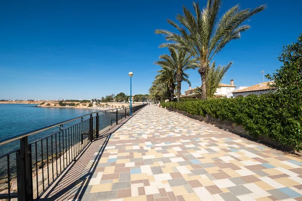 Pantai Laut Mediterania Torrevieja Spanyol — Stok Foto