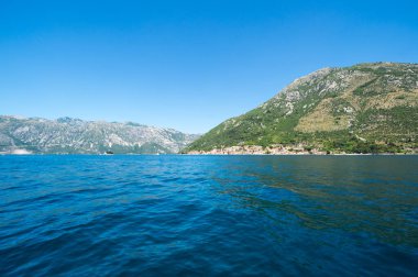 Kotor Körfezi ve Karadağ 'ın Panoraması