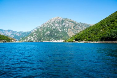 Kotor Körfezi ve Karadağ 'ın Panoraması