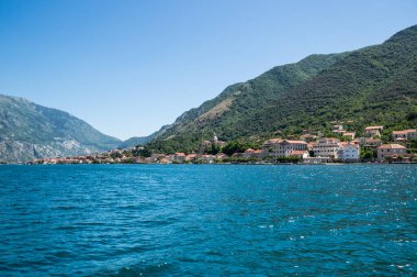 Kotor Körfezi ve Karadağ 'ın Panoraması