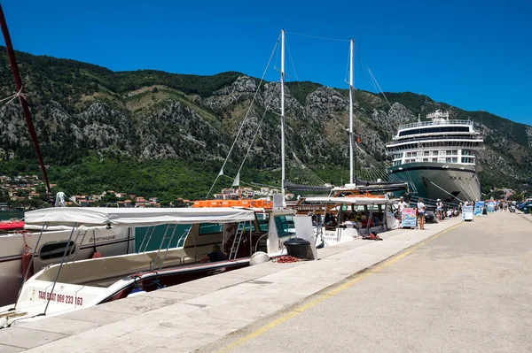 Kotor Montenegro Juni 2019 Panorama Der Bucht Von Kotor Und — Stockfoto