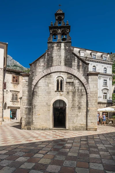 Kotor Montenegro June 2019 Church Sveti Luka Saint Luke Kotor — Stock Photo, Image