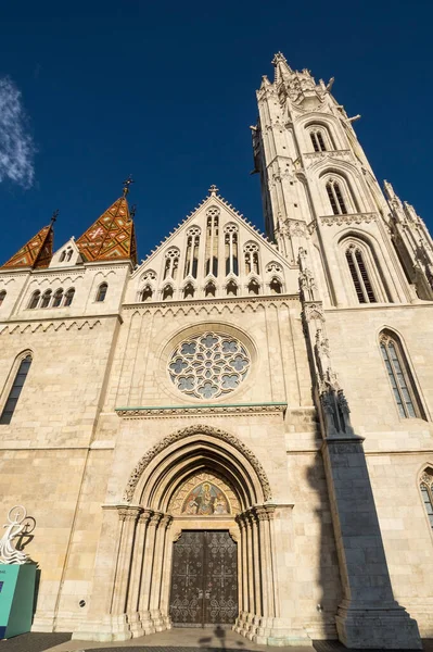 Rybářská Bašta Jednou Nejznámějších Památek Budapešti Hlavním Městě Maďarska — Stock fotografie