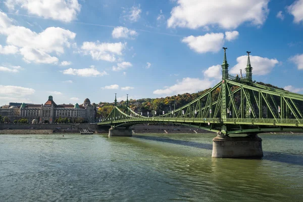 Budapest Hungary October 2019 Liberty Bridge Freedom Bridge Budapest Hungary — Stock Photo, Image