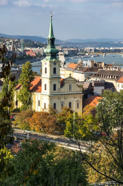 Macaristan Başkenti Budapeşte Nin Tarihi Merkezi — Stok fotoğraf