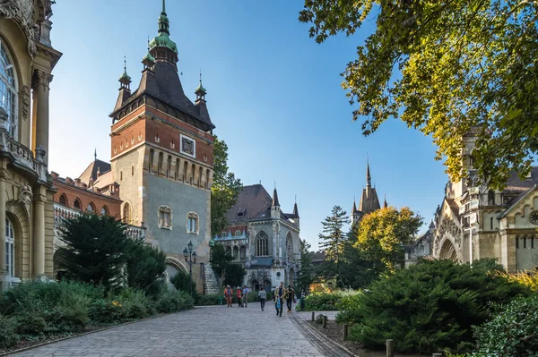 Budapest Ουγγαρια Οκτωβριου 2019 Κάστρο Vajdahunyad Είναι Ένα Κάστρο Στο — Φωτογραφία Αρχείου