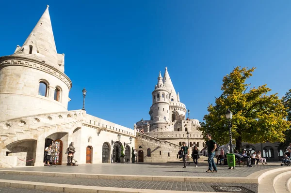 Budapest Ungary October 2019 Fiskerbastion Mest Kendte Monumenter Budapest Hovedstaden - Stock-foto