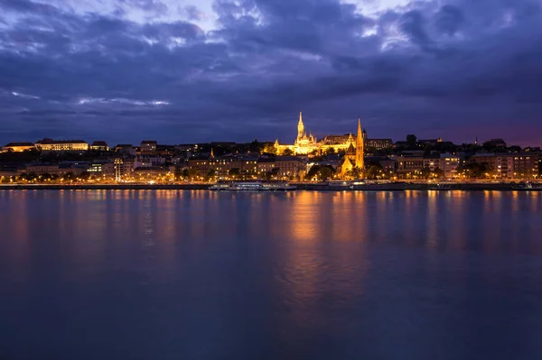 View River Danube Historical Center Budapest Capital Hungary — Stock Photo, Image