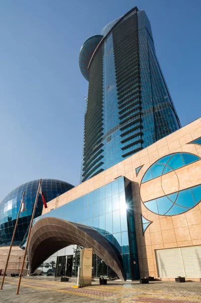 Doha Qatar January 2020 Panoramic View Modern Skyscrapers Centre Doha — Fotografia de Stock