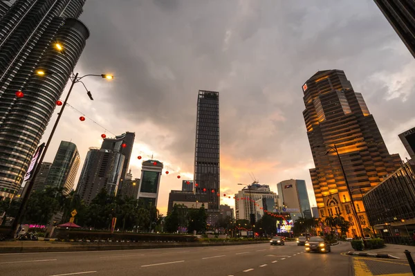 Kuala Lumpur Malaysia January 2020 Panoramic View Modern Buildings Center — Stock Photo, Image