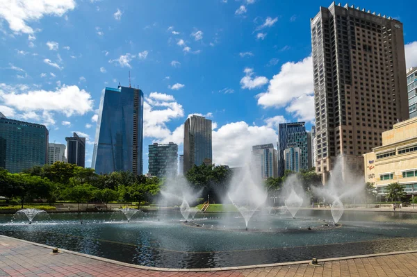 Kuala Lumpur Malaysia Ruary 2020 Panoramautsikt Över Moderna Byggnader Centrala — Stockfoto