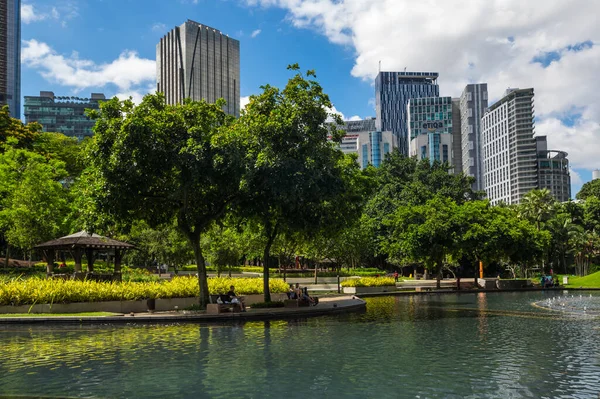 Kuala Lumpur Malaysia February 2020 Panoramic View Modern Buildings Central — 图库照片