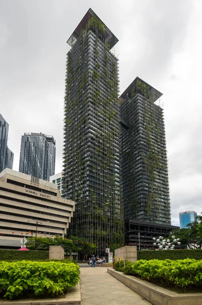 Kuala Lumpur Malaysia February 2020 Panoramic View Modern Buildings Central — 图库照片