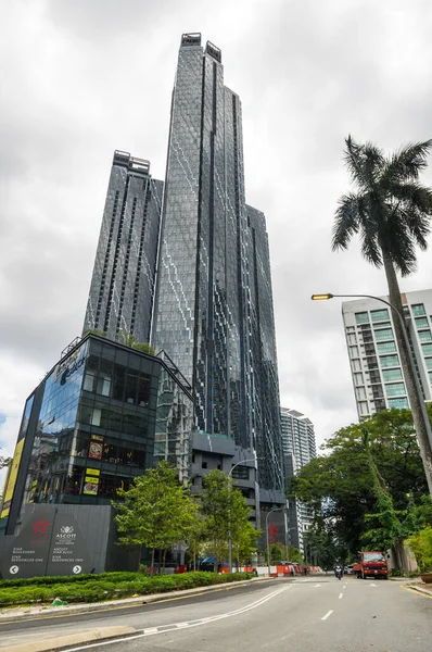 Kuala Lumpur Malaisie Février 2020 Vue Panoramique Des Bâtiments Modernes — Photo