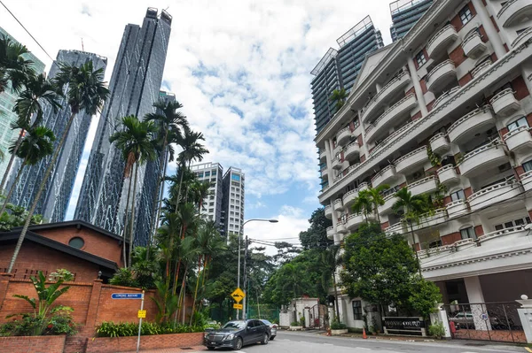 Kuala Lumpur Malaysia Fevereiro 2020 Vista Panorâmica Dos Edifícios Modernos — Fotografia de Stock