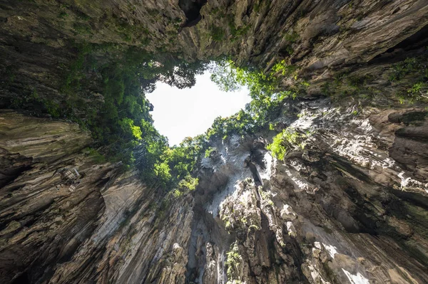 Batu Caves Una Collina Calcarea Che Una Serie Grotte Templi — Foto Stock