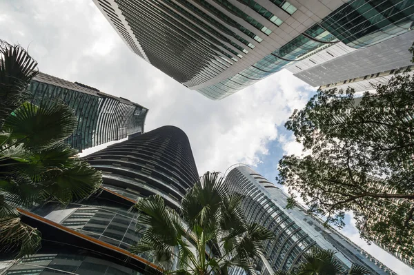 Vista Panorâmica Com Edifícios Modernos Centro Kuala Lumpur Malásia — Fotografia de Stock