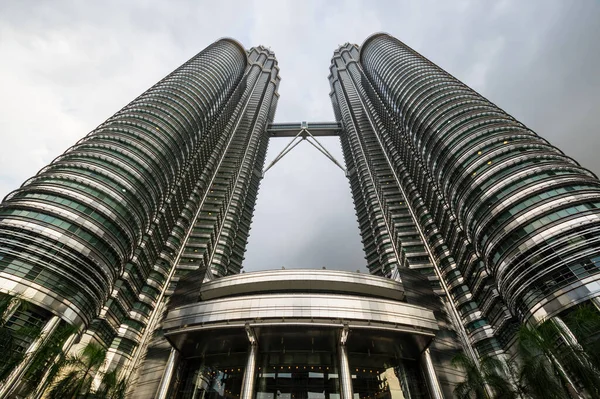 Kuala Lumpur Malaysia Φεβρουαριου 2020 Πύργοι Petronas Γνωστοί Και Δίδυμοι — Φωτογραφία Αρχείου