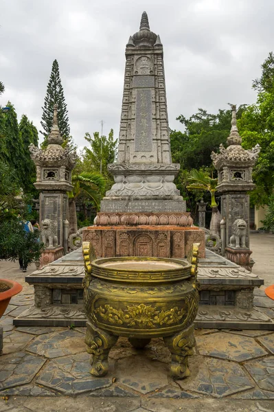 Long Son Pagoda Een Boeddhistische Tempel Stad Nha Trang South — Stockfoto