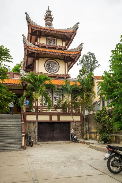 Nha Trang Vietnam Fevereiro 2020 Long Son Pagoda Templo Budista — Fotografia de Stock