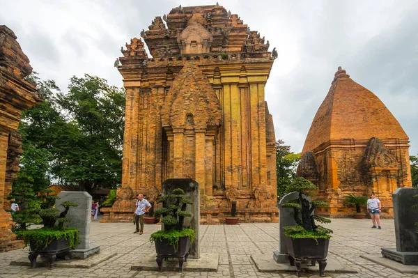 Nha Trang Etnam Şubat 2020 Antik Nagar Cham Kuleleri Bin — Stok fotoğraf