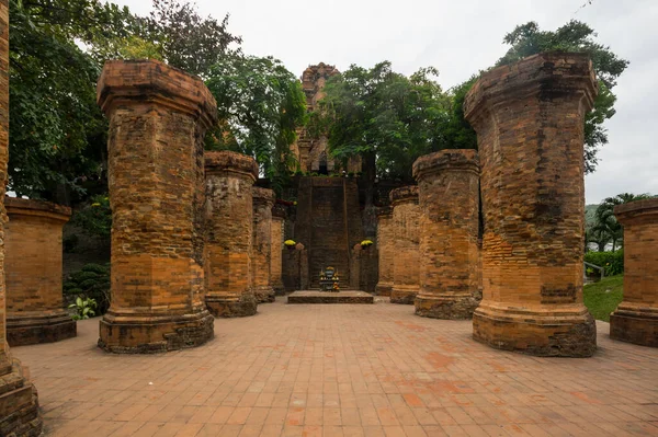 Nha Trang Etnam Şubat 2020 Antik Nagar Cham Kuleleri Bin — Stok fotoğraf