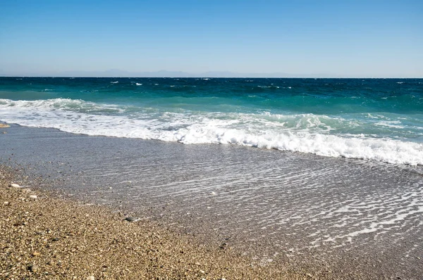 Costa Del Mar Mediterraneo Kemer Località Balneare Distretto Della Provincia — Foto Stock