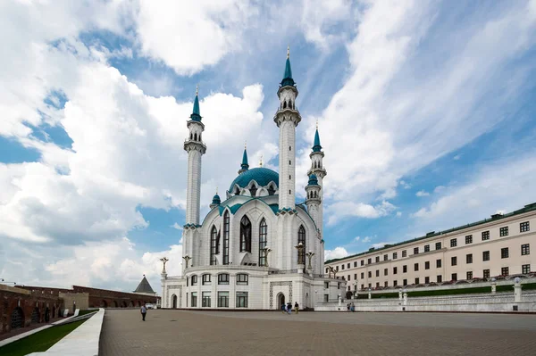 Kul Sharif Moskee Een Van Grootste Moskeeën Rusland Kazan Republiek — Stockfoto