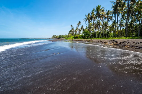 Kust Van Indische Oceaan Java Indonesië Rechtenvrije Stockafbeeldingen