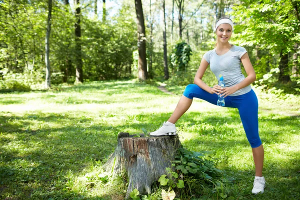 Ragazza sportiva — Foto Stock