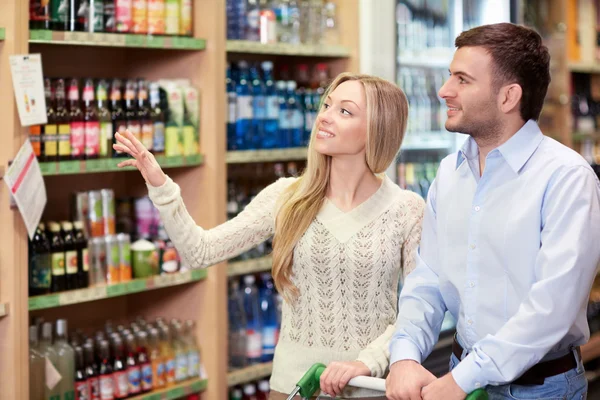 In de winkel — Stockfoto