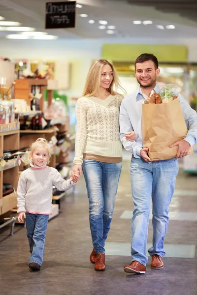 Familie mit Kind — Stockfoto