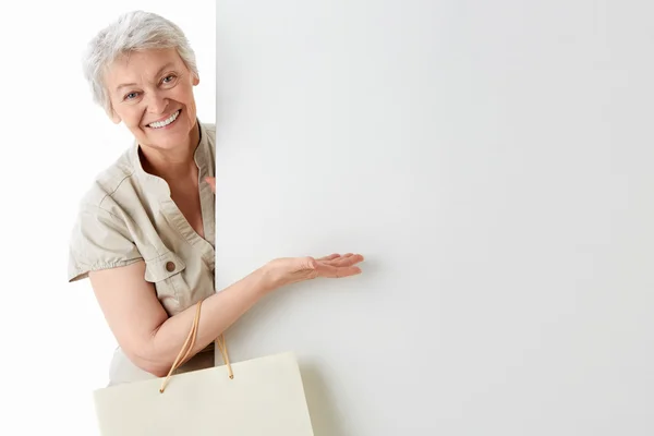 Mulher sorridente — Fotografia de Stock