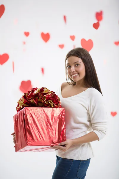 Gelukkige vrouw — Stockfoto